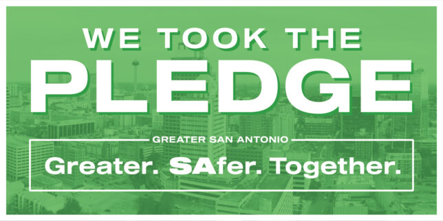 Mission Controls & Automation Signs Greater. SAfer. Together. Pledge - Mission Controls & Automation